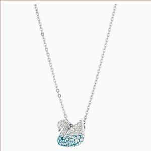 Swarovski Iconic Swan Pendant, Rhodium Plated